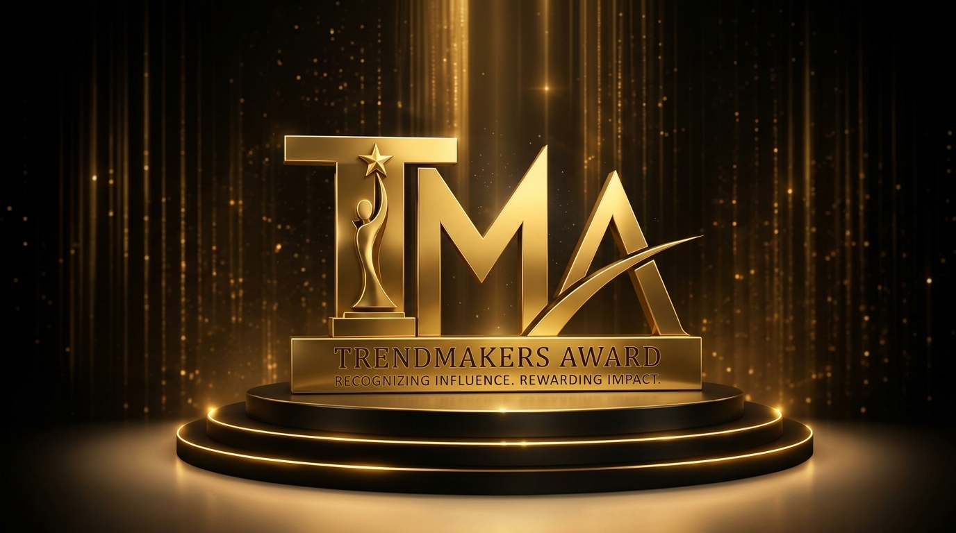 TMA Award Trophy on Stage